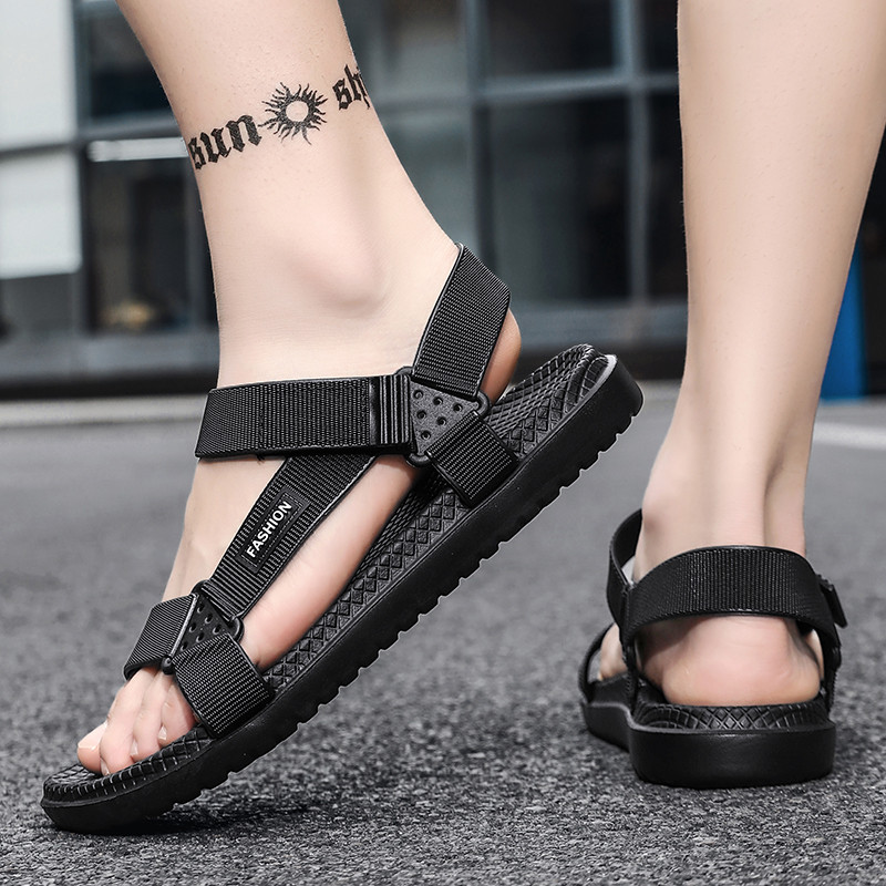 Sandale pentru bărbați la modă nouă, pantofi ocazional simpli, pantofi comozi, în aer liber, pentru vacanță, pe plajă, sandale de vară, pentru bărbați, pantofi
