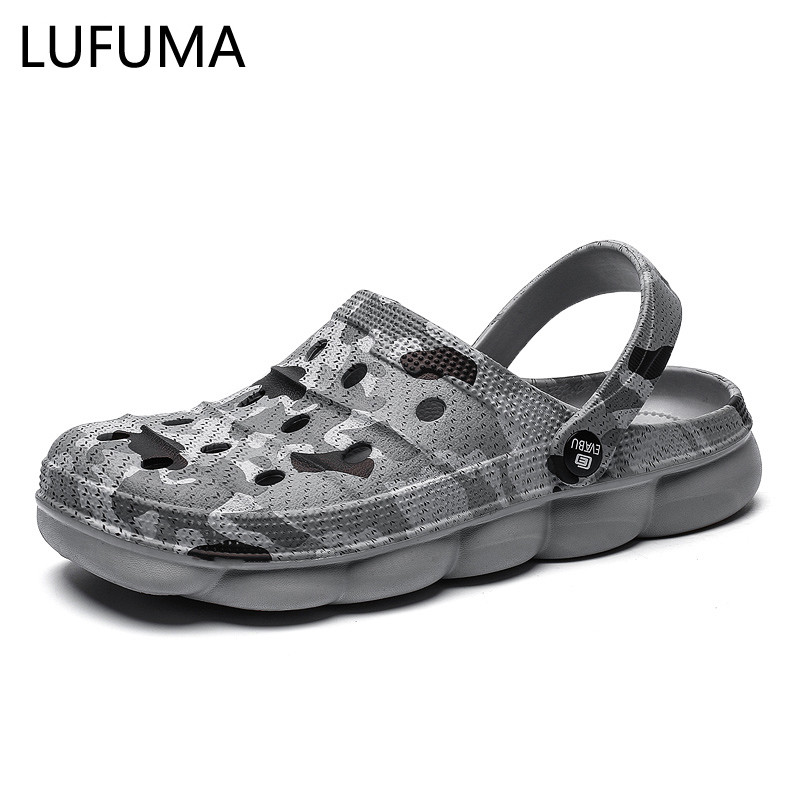 Saboți pentru bărbați, noua sosire 2021, pantofi de apă de vară, papuci pentru bărbați, respirabili, anti-alunecare, pantofi de grădină pentru bărbați, sandale casual de plajă