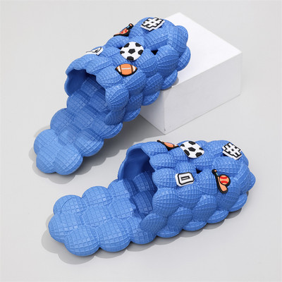 Unisex ljetne tobogane za žene EVA tobogane Vanjske modne sandale sa zatvorenim prstima Muške klompe papuče Slatke sandale s mjehurićima