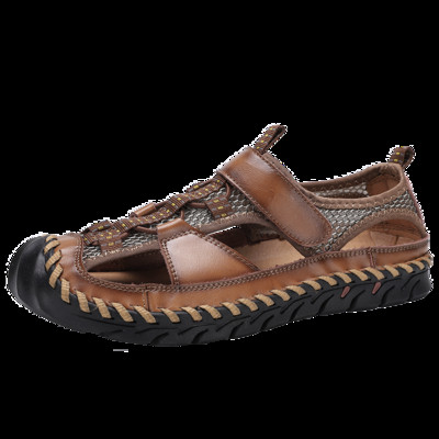 Muške sandale, ljetne prozračne mrežaste sandale, muške, ležerne, lagane sandale za plažu, modne muške cipele, velike veličine 38-48