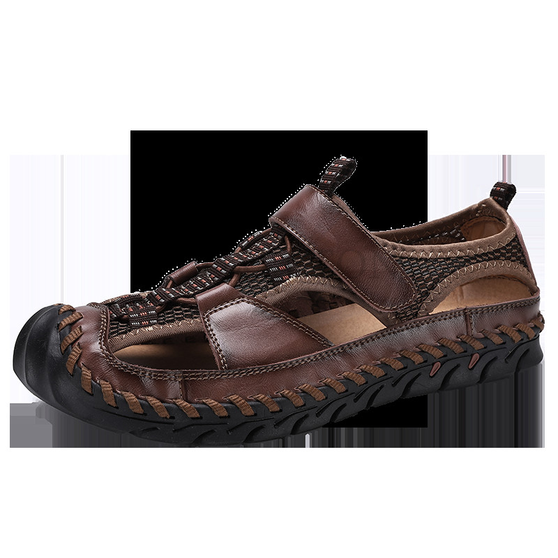 Muške sandale, ljetne prozračne mrežaste sandale, muške, ležerne, lagane sandale za plažu, modne muške cipele, velike veličine 38-48