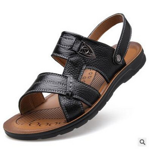 Mărime mare 47 48 49 Sandale de plajă de vară din piele naturală Bărbați Noua sosire Sandale casual flip flop M031