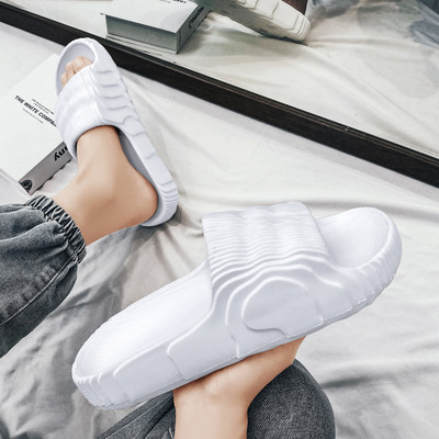 2022 Férfi papucsok nyári strand divat új Eva puha női szandál vastag platform szabadidő női beltéri fürdőszobai csúszásgátló cipő