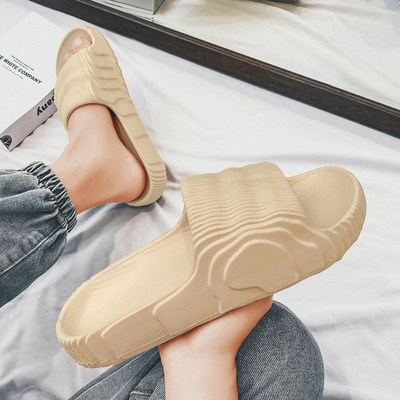 2022 Férfi papucsok nyári strand divat új Eva puha női szandál vastag platform szabadidő női beltéri fürdőszobai csúszásgátló cipő