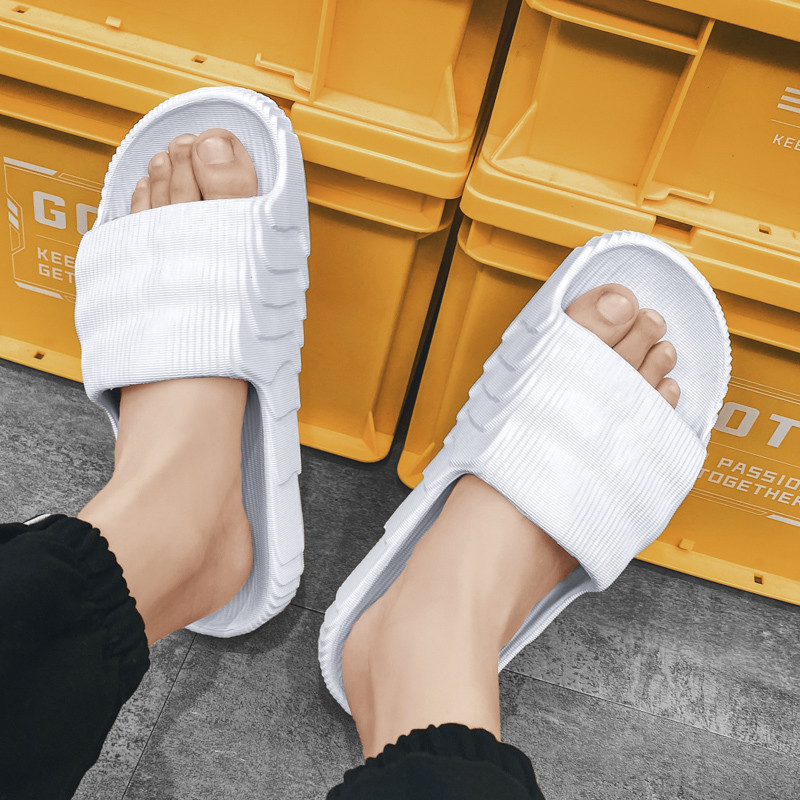 2022 Férfi papucsok nyári strand divat új Eva puha női szandál vastag platform szabadidő női beltéri fürdőszobai csúszásgátló cipő