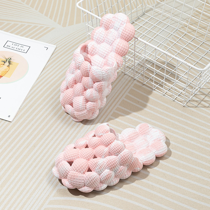 Femei Bărbați Papuci Moale Bubble Moda 2023 Nou EVA Cool Home Beach Pantofi Masaj Talpă Papuci Designer Interior Alune