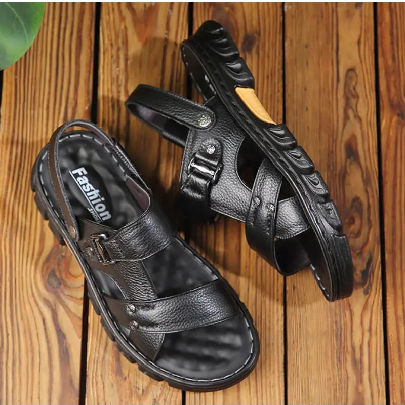 Muške kožne klasične muške papuče Cipele za plažu za udobno hodanje Rimske sandalije velika veličina 48 Zapatos Hombre sandalije