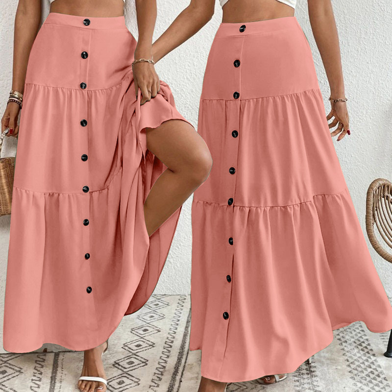 Csípő, magas derekú félszoknya női nyári nagy méretű kordbársony csípőpólya egysoros, vékonyan illeszkedő tömör szoknya női ruházat