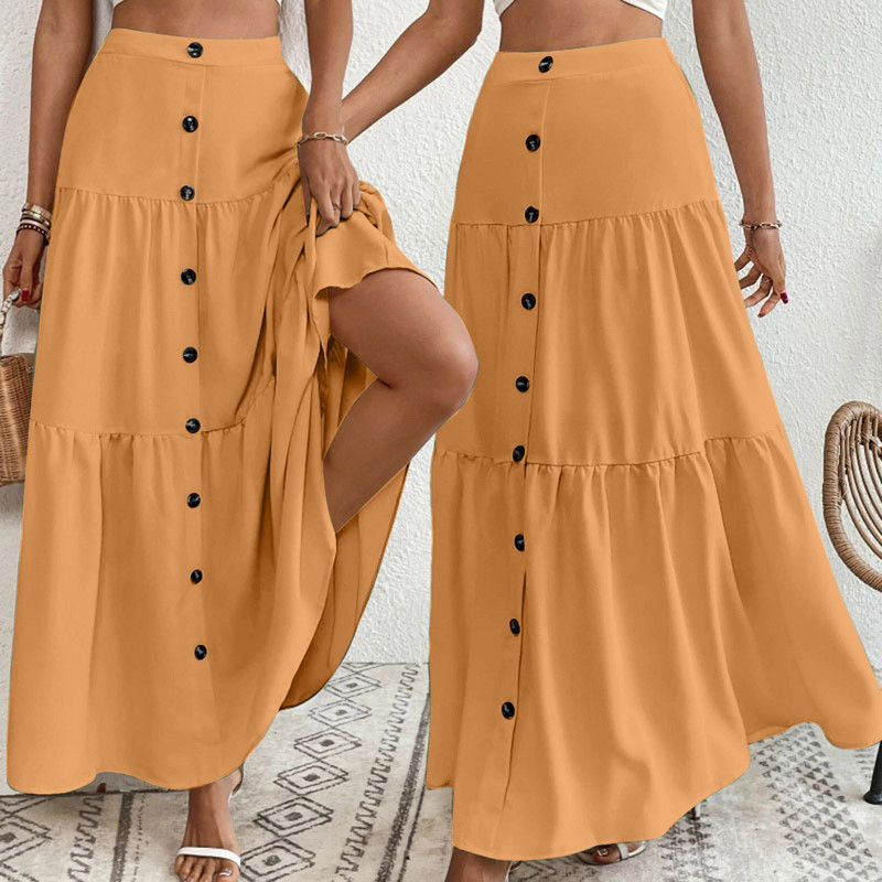 Csípő, magas derekú félszoknya női nyári nagy méretű kordbársony csípőpólya egysoros, vékonyan illeszkedő tömör szoknya női ruházat