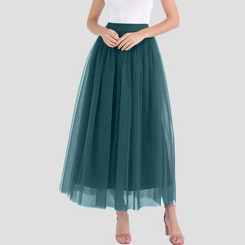 Γυναικείες φούστες Summer Plus Size Tiered Layered Mesh Ballet Prom Party Tutu A Line Midi Φούστα Γυναικεία Ρούχα