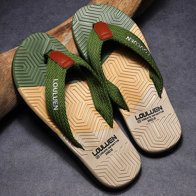 Flip-flops de marcă de înaltă calitate pentru bărbați, papuci de plajă de vară, papuci de plajă pentru bărbați, moda pentru bărbați