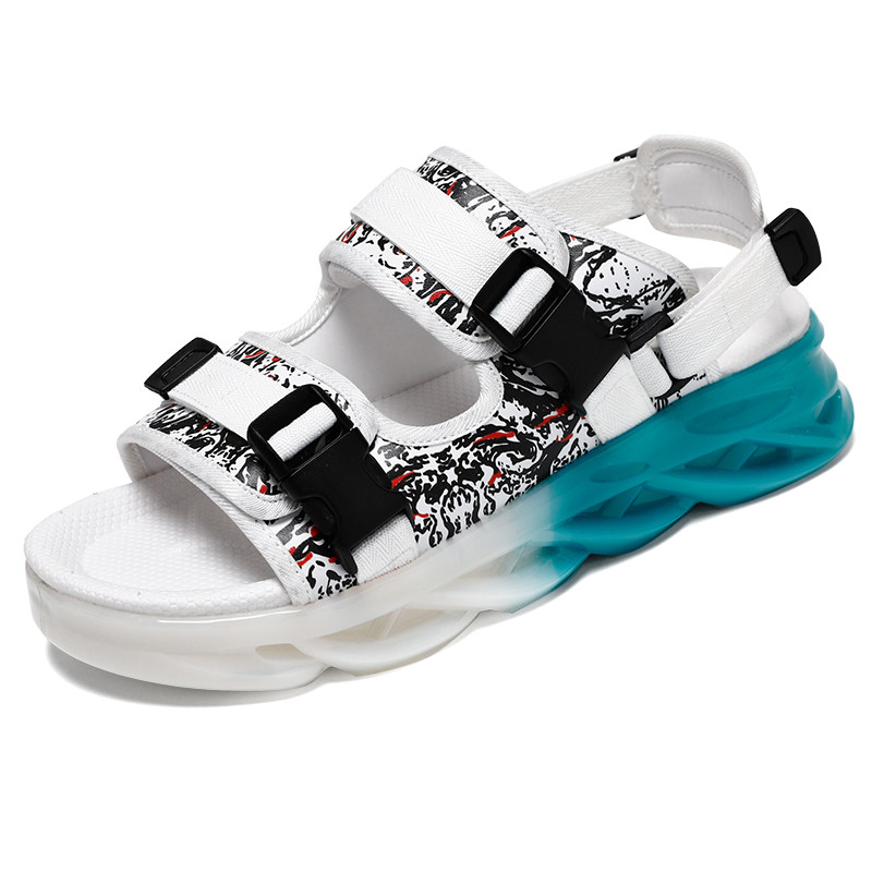 Muške protuklizne prozračne cipele za plažu, velika veličina 36-44, sandale za par, muške papuče, debeo potplat, ležerno, s otvorenim prstima