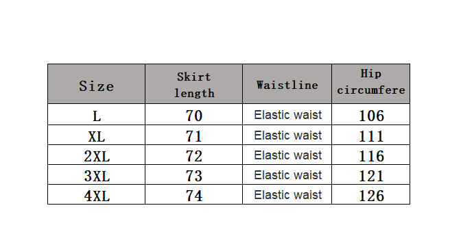 crna suknja Plus size elastična suknja u struku proljeće ljeto plisirana suknja srednje dužine preko koljena A-kroja od šifona