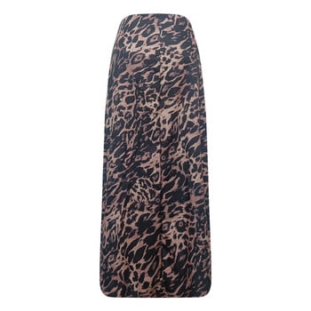 Γυναικείες φούστες Trendy Summer Plus Size Leopard print φούστα για γυναίκες Σέξι μάξι φούστα Fishtail με Bodycon Fit юбка женская