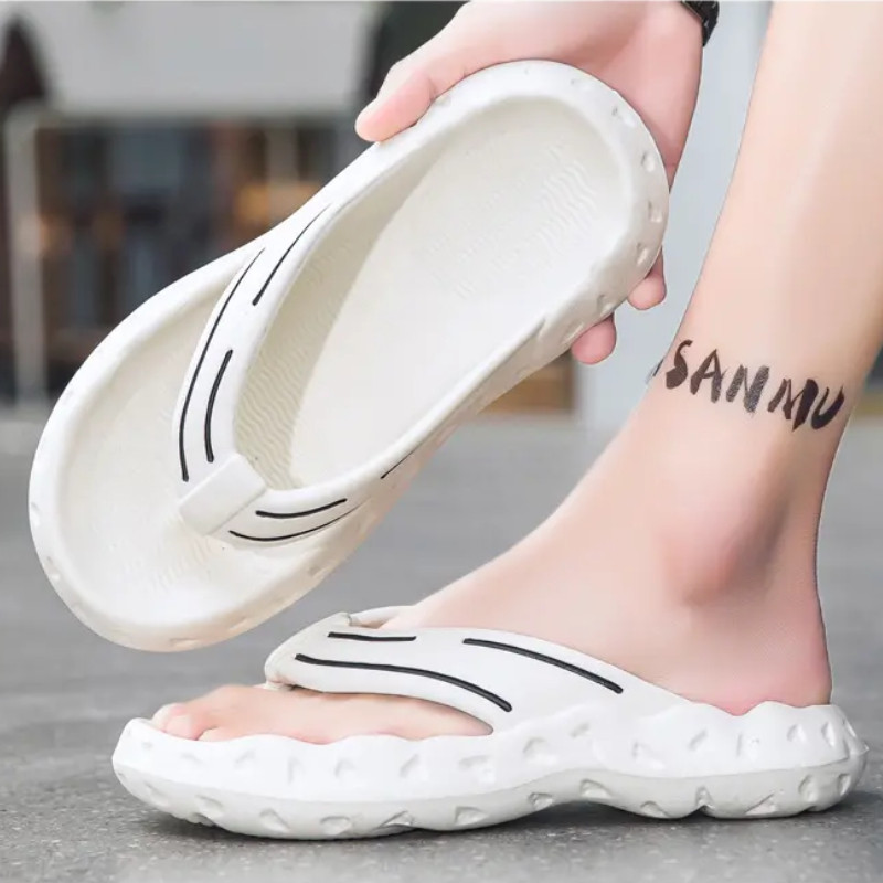 Muške japanke, ljetne nove neklizajuće meke potplate, ležerne papuče, sandale velikih veličina, lagane cipele u korejskom stilu Zapato Hombre