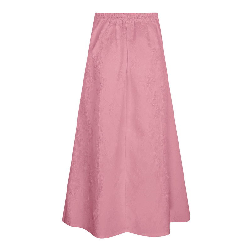 Vabaaja žakaarvärvi plisseeritud seelik Naiste etniline kõrge vöökohaga salendav joon Midi seelik Hiina stiilis hobuse näoga seelik suures suuruses