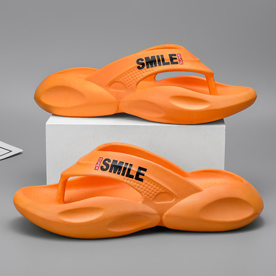 2024 NOI Șlapi pentru bărbați Papuci de casă pentru interior, confortabili, cu talpă moale, groase, Sandale de plajă pentru bărbați, papuci de casă anti-alunecare pentru bărbați 45 46