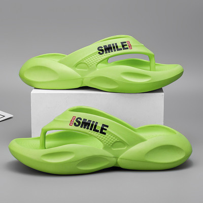 2024 NOI Șlapi pentru bărbați Papuci de casă pentru interior, confortabili, cu talpă moale, groase, Sandale de plajă pentru bărbați, papuci de casă anti-alunecare pentru bărbați 45 46