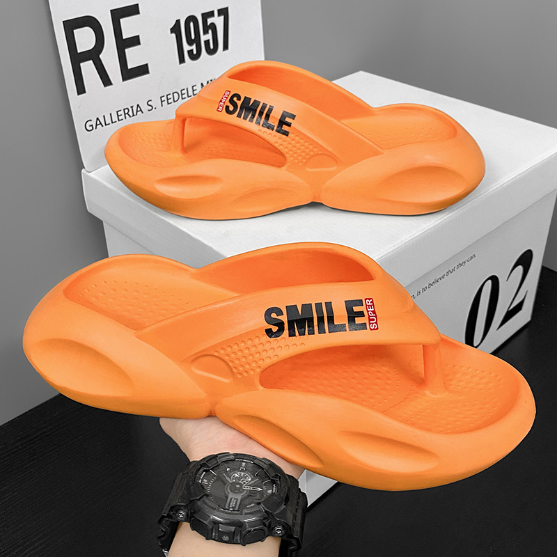 2024 NOI Șlapi pentru bărbați Papuci de casă pentru interior, confortabili, cu talpă moale, groase, Sandale de plajă pentru bărbați, papuci de casă anti-alunecare pentru bărbați 45 46