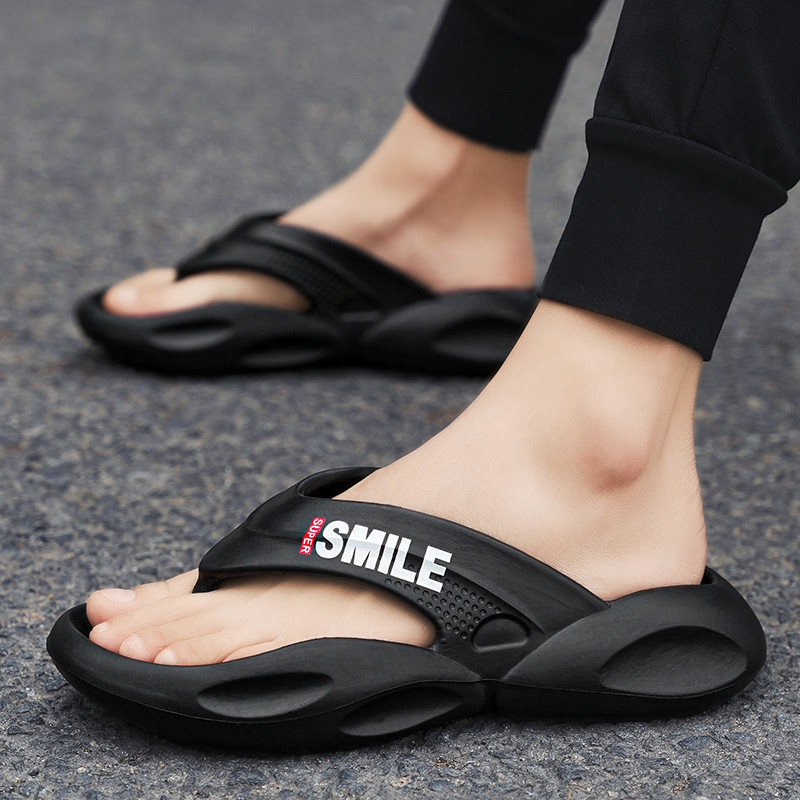 2024 NOI Șlapi pentru bărbați Papuci de casă pentru interior, confortabili, cu talpă moale, groase, Sandale de plajă pentru bărbați, papuci de casă anti-alunecare pentru bărbați 45 46