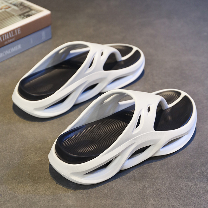 Japanke Muške papuče Ravne sandale Obuća za muškarce Otporna na habanje Prozračna Mekana i udobna cipela za plažu za zatvorene i vanjske prostore