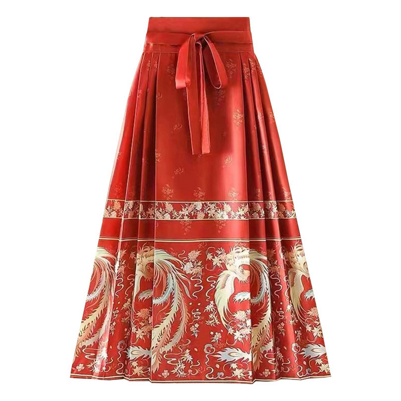 Fuste pentru femei de mărime mare, la modă pentru femei, ocazional, fustă cu fața de cal, primăvară și toamnă, dinastia îmbunătățită, Faldas Para Mujeres