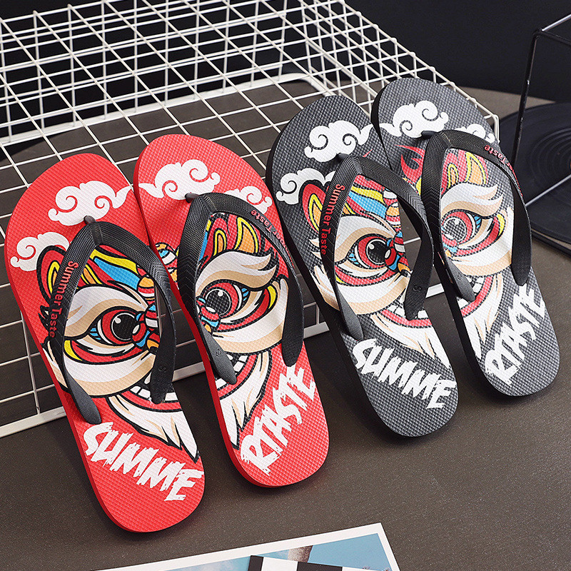 Nagyker nyári punk férfi papucsok kiváló minőségű strandszandálok csúszásmentes Zapatos Hombre alkalmi cipők papucsok utcai papucsok