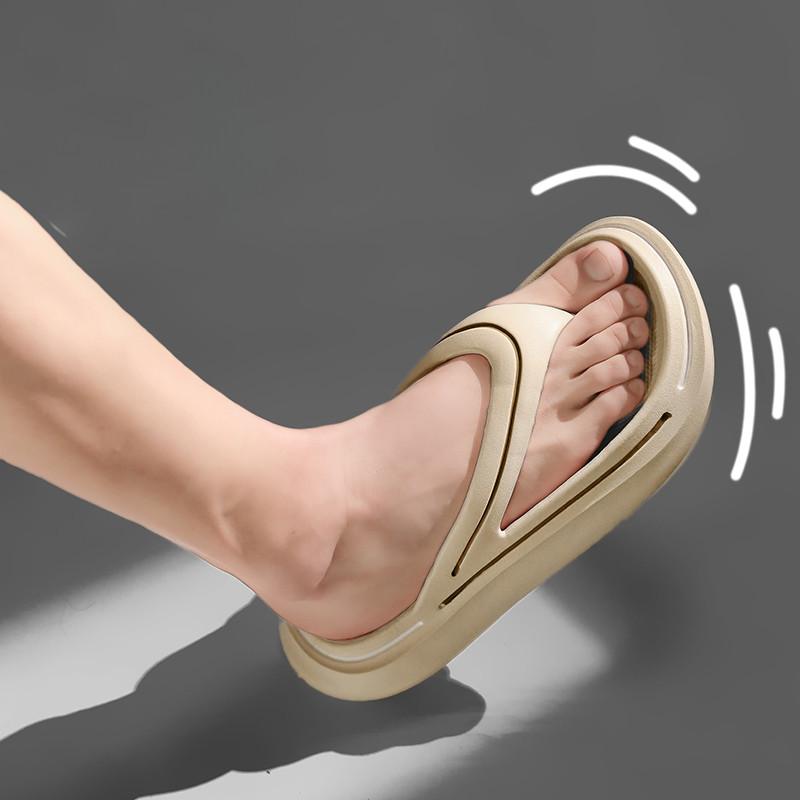 Férfi papucsok beltéri kültéri strandpapucsok csúszásmentes Icrease platform cipők nyári divat alkalmi papucsok 45-ös méret puha könnyű