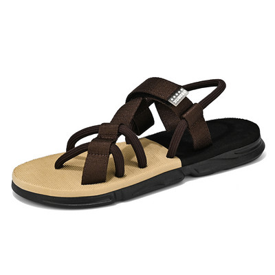 Moodsad punased meeste sandaalid, suvised plätud 2023, uued libisemiskindlad meeste sandaalid välitingimustes Chanclas Hombre