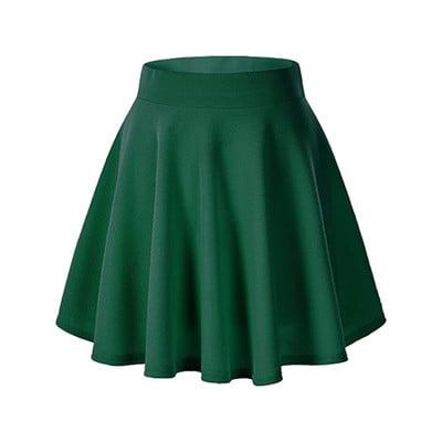 Seelikud naistele Suures suuruses Solid Candy Color Põletav vabaaja uisutamine Kerge kõrge vöökohaga plisseeritud seelik Naiste rõivatrend 2024