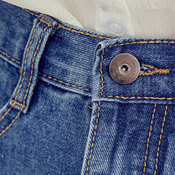 Свежи стилни летни ежедневни дънкови поли с A-силует Дамски женски мини поли с висока талия в корейски стил от чист син джинс Плюс размер XXL