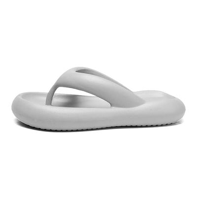 Dámske žabky s mäkkou podrážkou z EVA materiálu, letné plážové žabky, protišmykové, v tvare oblaku, dámske hrubé šľapky na platforme s klipovou špičkou