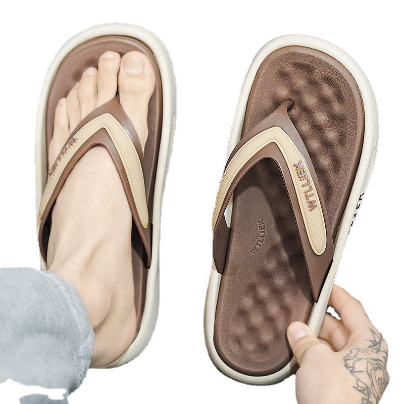 Muške japanke Ležerne papuče Otporne na habanje Neklizajuće modne platforme Vodootporne Udobne cipele za plažu Ljeto Novo