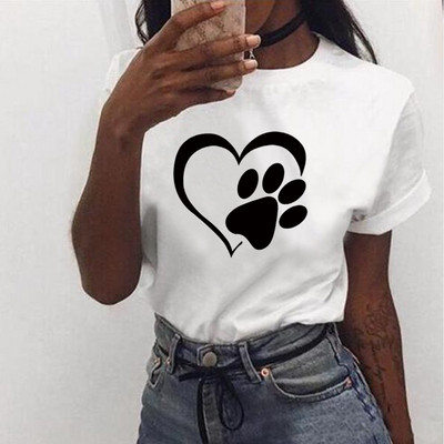 Naiste 2022. aasta moesärk Harajuku suvine T-särk paarile vabaaja koomiksite armastustrükiga lühikeste varrukatega T-särk