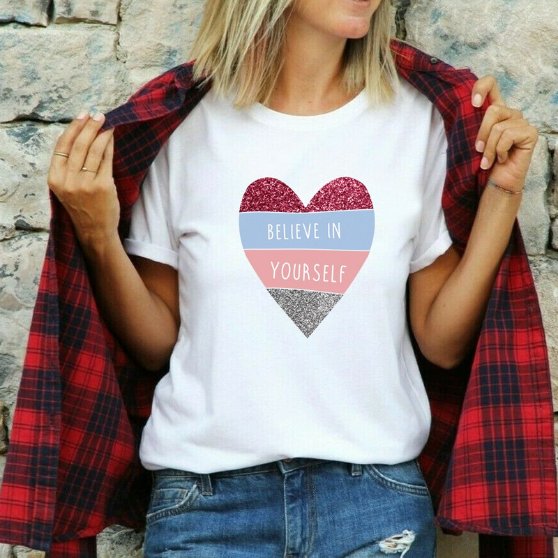 Naiste 2022. aasta moesärk Harajuku suvine T-särk paarile vabaaja koomiksite armastustrükiga lühikeste varrukatega T-särk