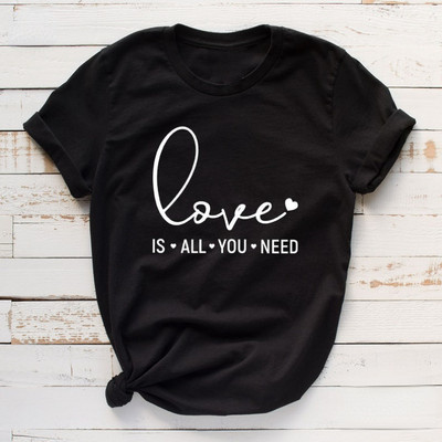 harajuku slatke grafičke majice za Valentinovo. 14. veljače djevojke vole sve što trebate majice. Ženske 100% pamučne košulje na poklon.