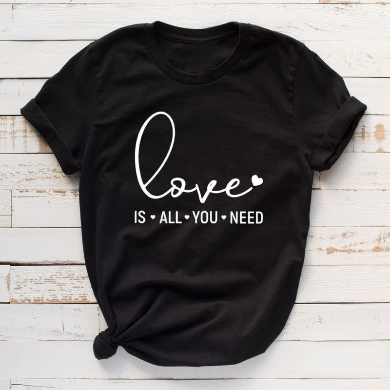 harajuku slatke grafičke majice za Valentinovo. 14. veljače djevojke vole sve što trebate majice. Ženske 100% pamučne košulje na poklon.