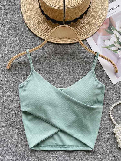 Ebaregulaarsed vabaaja sportlikud camisole naiste rihmad, soliidne mood 2023 Y2K, elegantsed naiste šikid õhukesed püksid
