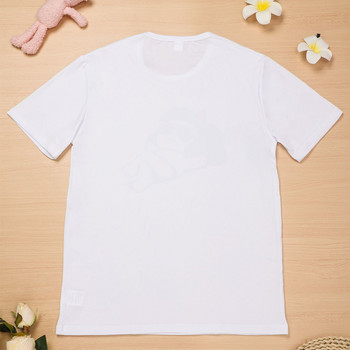 Минималистичен принт Графика на любовно сърце Дамски бели тениски Универсални дамски тениски Harajuku Style Y2K Дамски топове