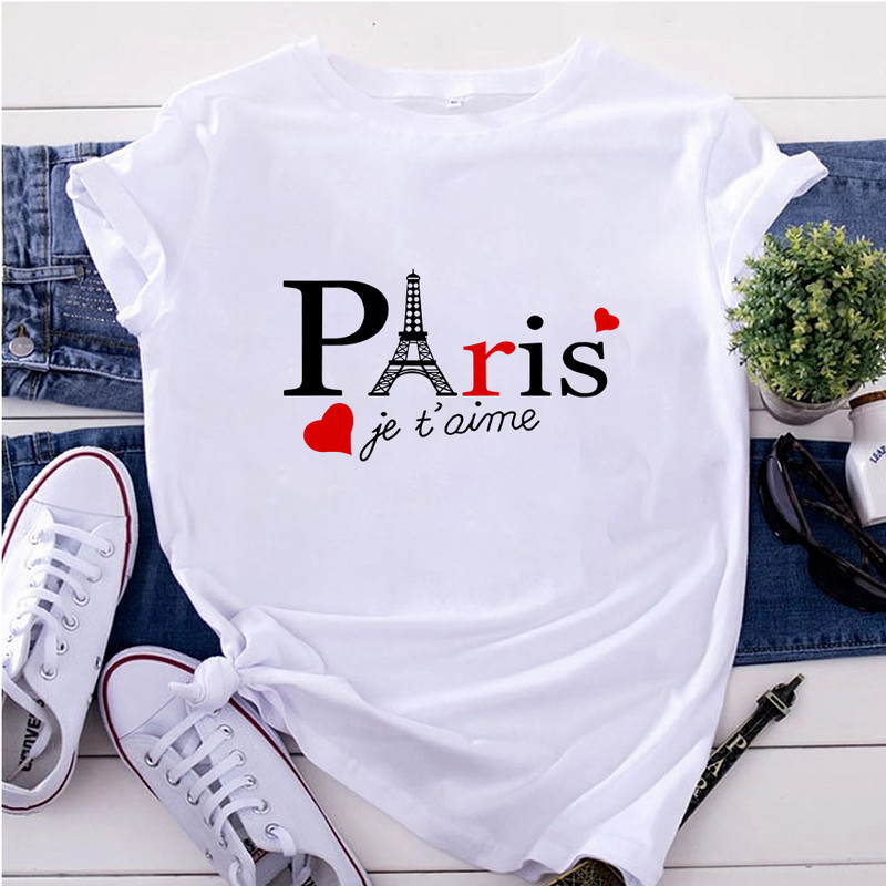 Minimalista mintás, szerelem szív grafika, női fehér pólók, kültéri Dropship, női pólók Harajuku stílusú Y2K női felsők