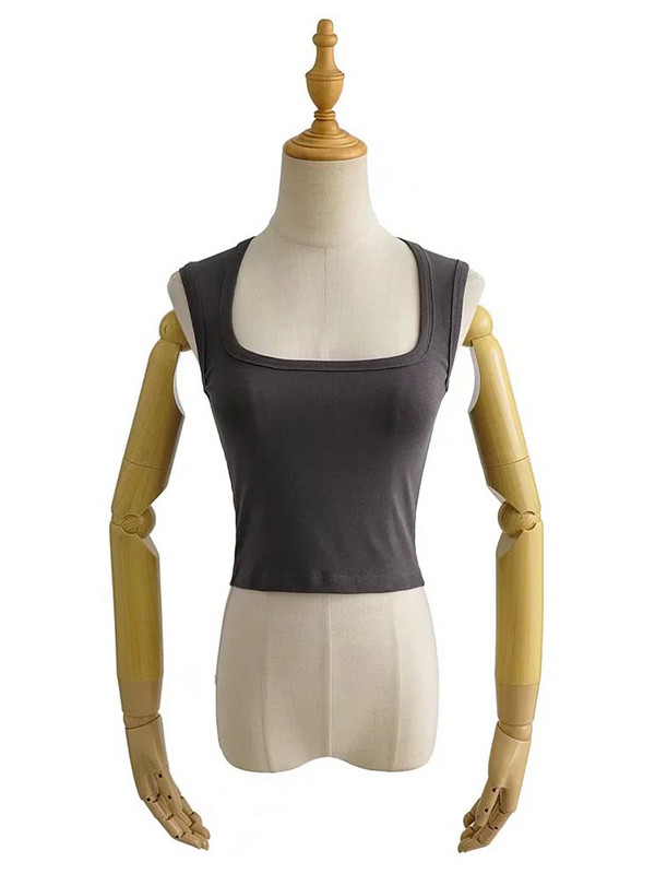 Sügavad kandilised kraega vestid 2023. aasta suvised uusmoodsed seksikad naiste ülaosad, sling Vest Camis