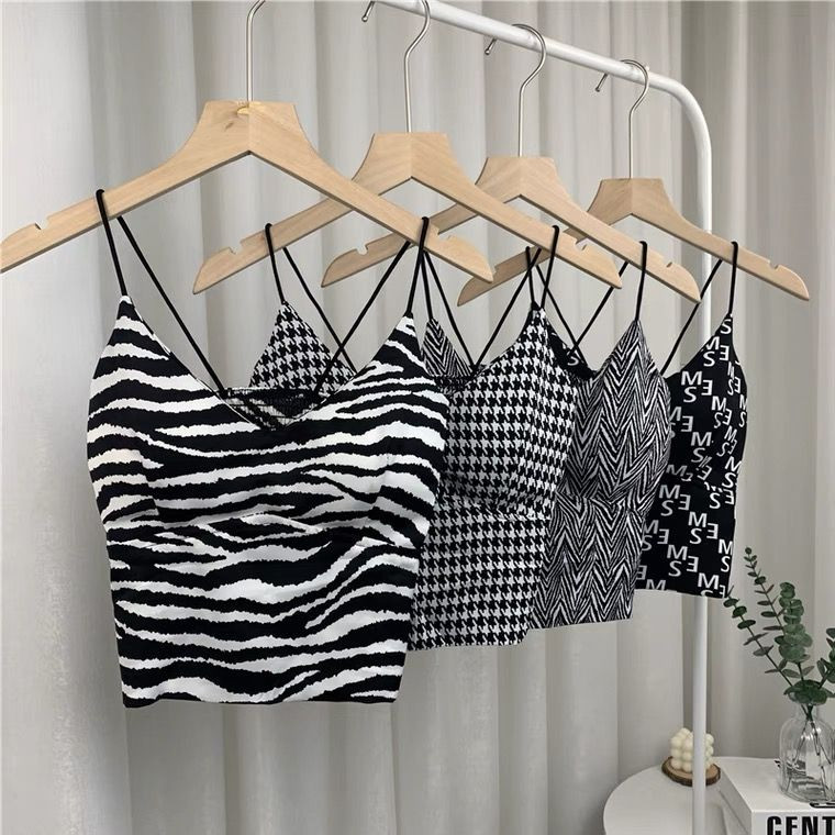 Designer Y2k Tops Camisole naistele Korea Mood Leopard Crop Top Korsett Seksikas Tank Top Coquette Suvine Ice Silk Polsterdatud