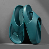 Femei Bărbați Stil de cuplu Flip Flops Papuci de interior în aer liber Plajă Stil de stradă Anti-alunecare Soft Light Fashion Casual Pantofi de vară