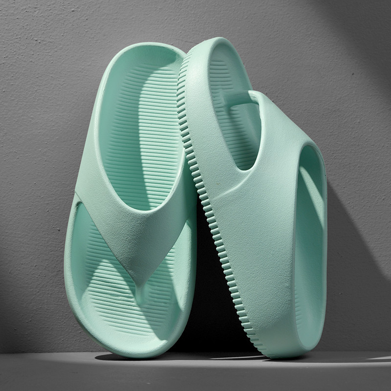 Femei Bărbați Stil de cuplu Flip Flops Papuci de interior în aer liber Plajă Stil de stradă Anti-alunecare Soft Light Fashion Casual Pantofi de vară