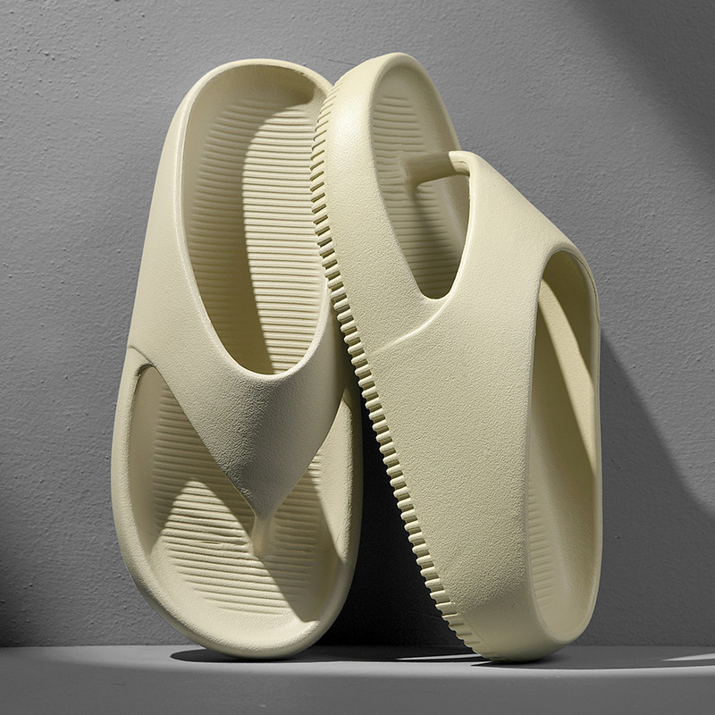 Femei Bărbați Stil de cuplu Flip Flops Papuci de interior în aer liber Plajă Stil de stradă Anti-alunecare Soft Light Fashion Casual Pantofi de vară