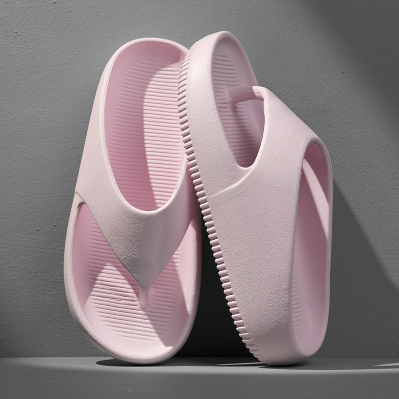 Femei Bărbați Stil de cuplu Flip Flops Papuci de interior în aer liber Plajă Stil de stradă Anti-alunecare Soft Light Fashion Casual Pantofi de vară