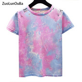 ZuoLunOuBa Summer Casual Κορεάτικο Γυναικείο Μπλουζάκι Γεωμετρία Αγάπη Καρδιά Κοίλο έξω Harajuku Letter Tees Γυναικεία Loose Tops Γυναικεία S-XL
