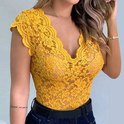 Új tartályok Női Nyári Női Csipke Szexi Camisole V nyakú alsóneműk mellény Candy Color Bralette női csipke alsóneműk