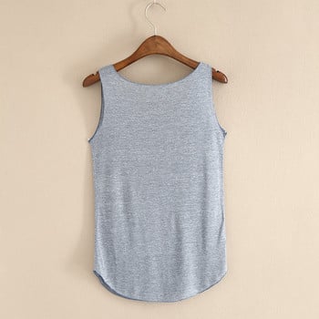 Ζεστό καλοκαιρινό Fitness Tank Top Νέο μπλουζάκι Plus Size Loose Model Γυναικείο μπλουζάκι Βαμβακερό μπλουζάκι με λεπτή λαιμόκοψη Μόδα γυναικεία ρούχα