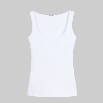 Ljetna nova seksi ženska majica bez rukava, duboki prsluk, pamučna tanka modna majica na kamisol, udobne divlje majice bez rukava